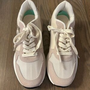 Vintage Havana Glitter Nude Beige Sneakers Size 9 Women’s